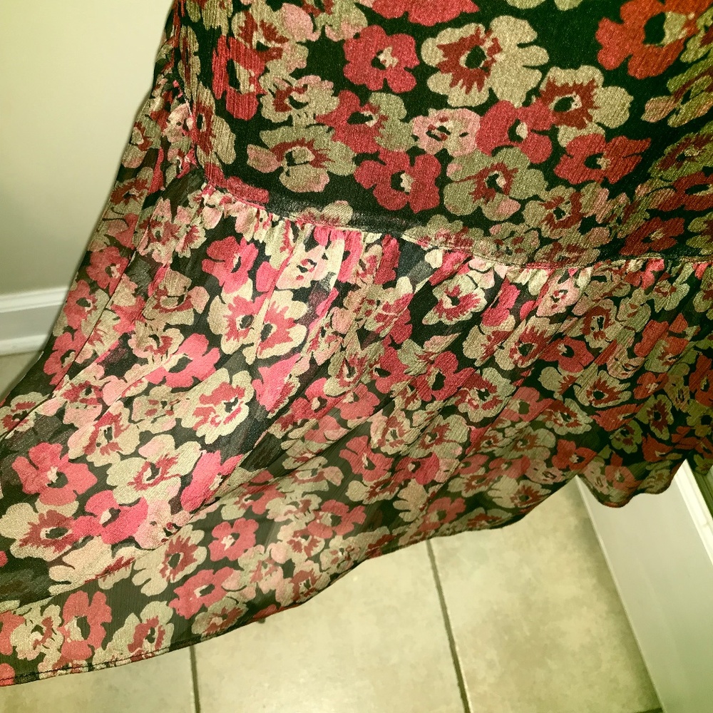 Ralph Lauren ‘cherry blossoms’ floral midi dress, size 8, great condition - Picture 5 of 16